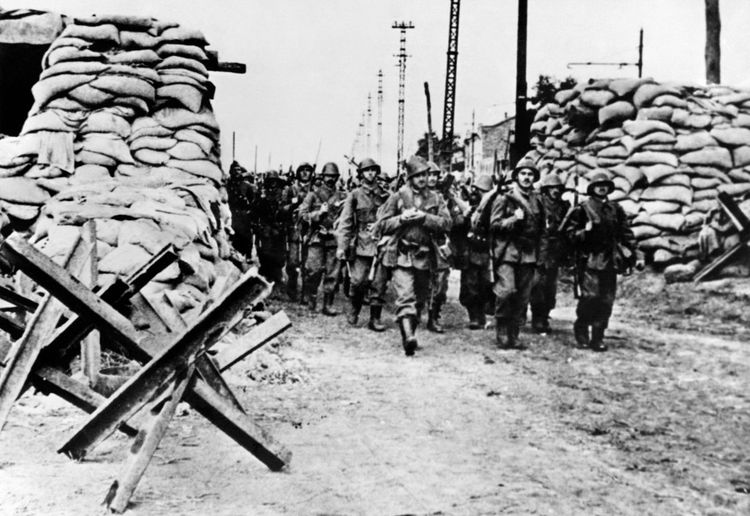 Illustration - Des soldats de l'armée roumaine alliée de l'Allemagne nazie en 1941