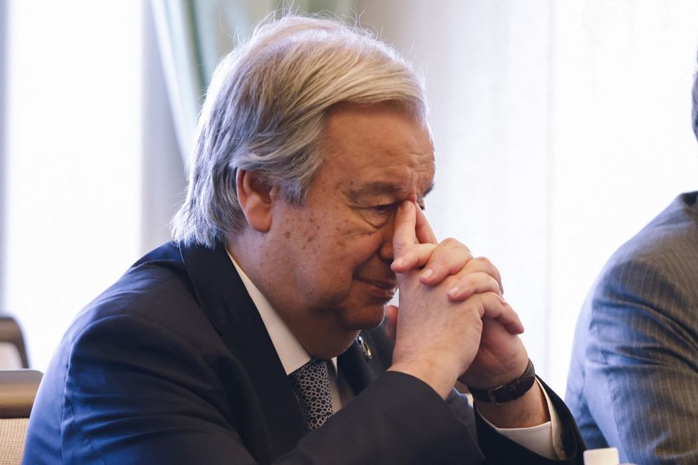 A file photo of UN Secretary General Antonio Guterres