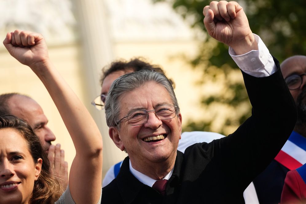 Teresa Suarez AP Jean-Luc Mélenchon, le leader LFI, septembre 2026