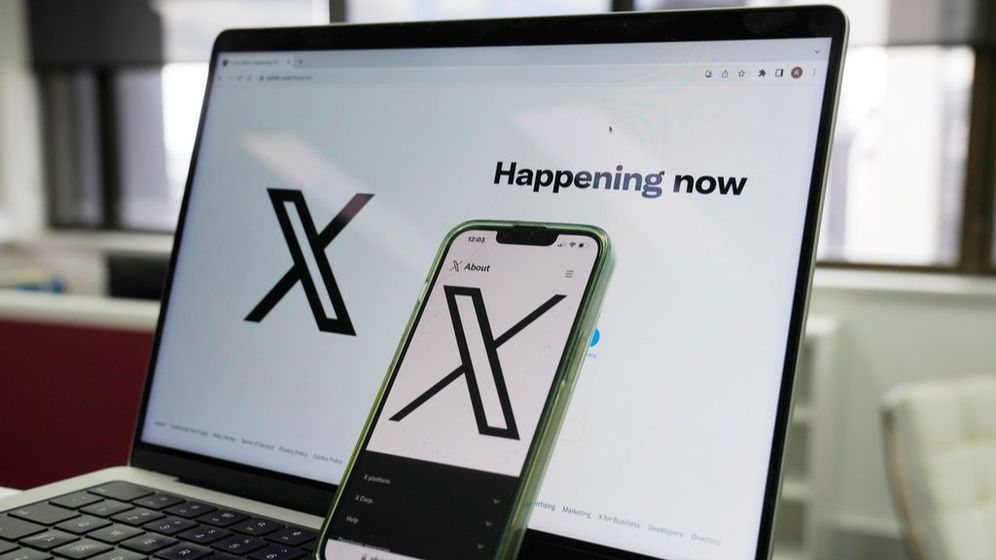 Illustration - Le réseau social X