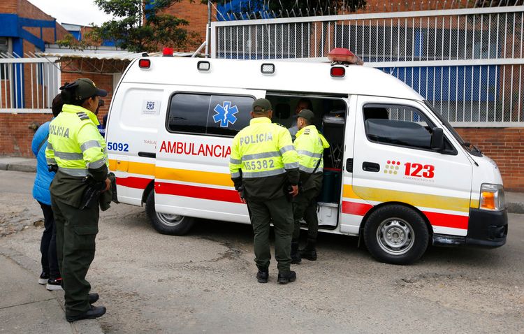 Illustration - Une ambulance en Colombie