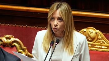 La Première ministre italienne Giorgia Meloni s'adresse au sénat au sujet du conflit en Iran et dans la région du Golfe, à Rome, le 11.03.2026