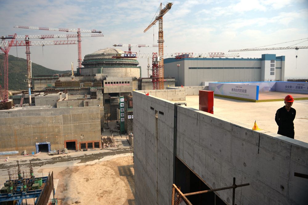 La centrale nucléaire sino-française de Taishan à l'extérieur de la ville de Taishan dans la province du Guangdong, le 8 décembre 2013