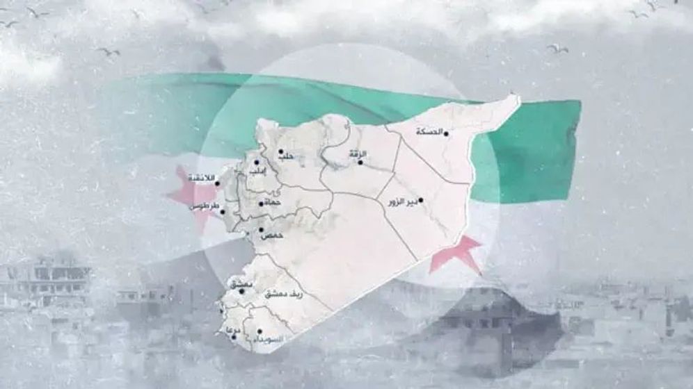La carte officielle de la Syrie diffusée par le gouvernement d'al-Sharaa sans le plateau du Golan
