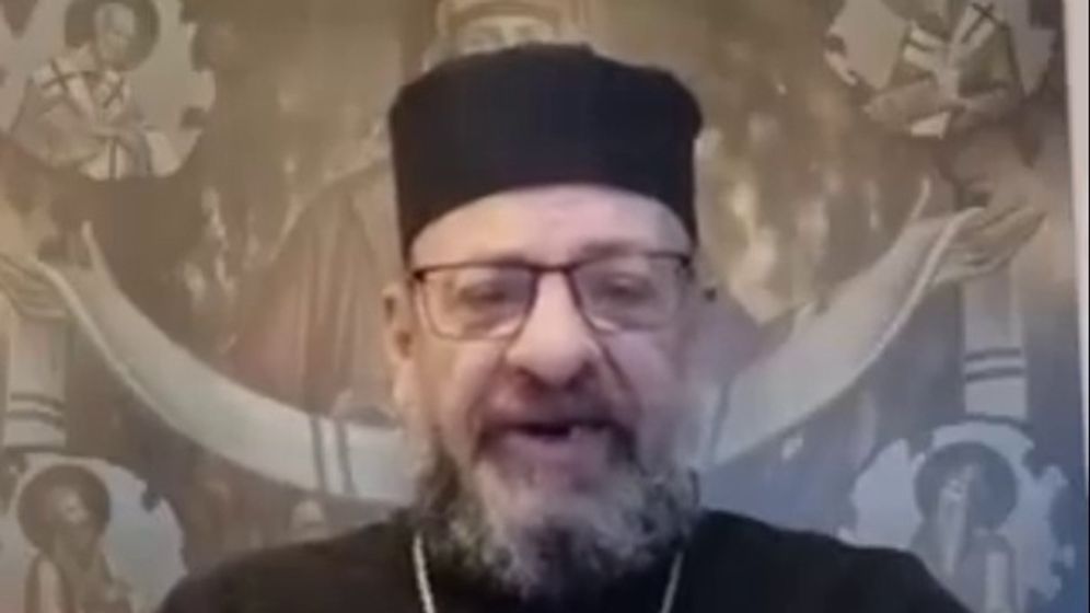 الأب سبيردون طنوس رئيس الكنيسة الأرثوذكسية اليونانية في سوريا