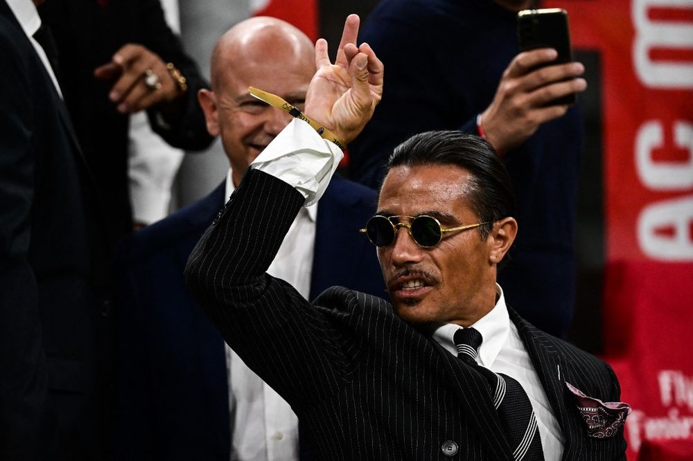 Turkish butcher, chef, food entertainer and restaurateur, Nusret Gokçe, nicknamed Salt Bae.