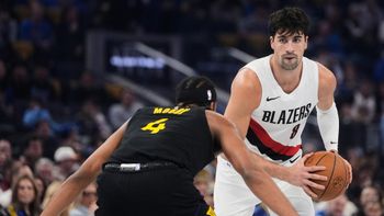 L'Israélien Deni Avdija face aux Golden State Warriors, le 21.11.2025