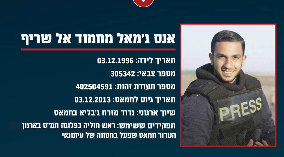 Le terroriste Anas al-Sharif