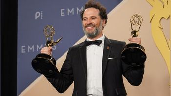 AP The actor Matthew Rhys broke a historic record by winning two leading acting awards during the 78th Emmy Awards ceremony