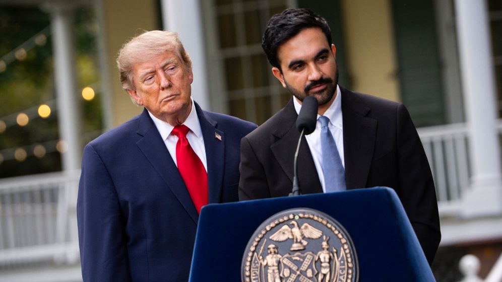 AP Photo/Julia Demaree Nikhinson ממדאני וטראמפ