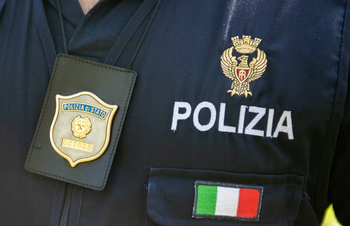 La police italienne - Illustration