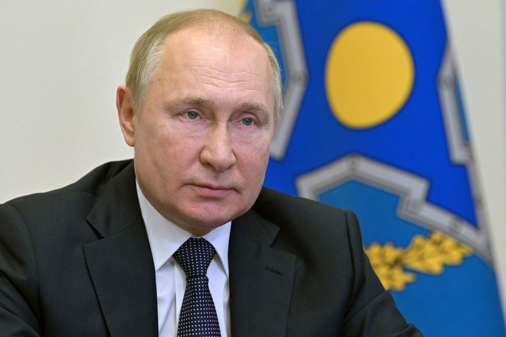 Le président russe Vladimir Poutine à Moscou, le 10 janvier 2022