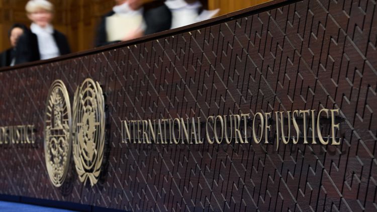 La Cour internationale de Justice à La Haye, Pays-Bas