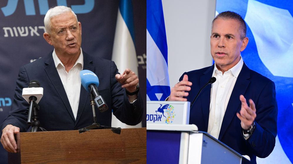 אבשלום ששוני / פלאש 90, יונתן זינדל / פלאש 90 גלעד ארדן, בני גנץ