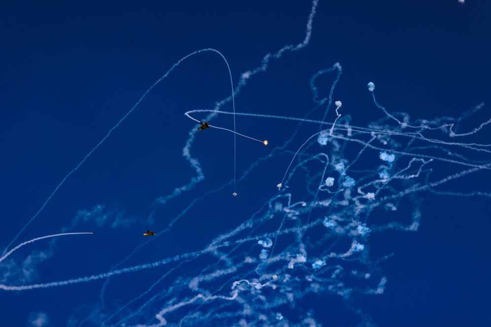 Rockets fired by Hezbollah intercepted by Israel