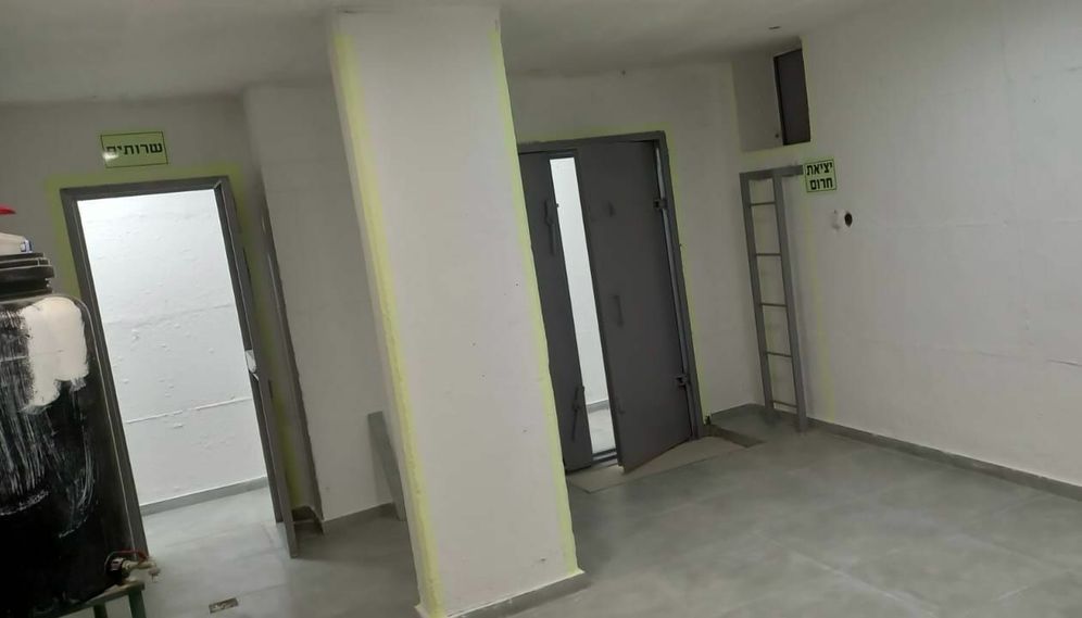 Israeli Defense Ministry Spokesperson Renovated public bomb shelter in Israel.