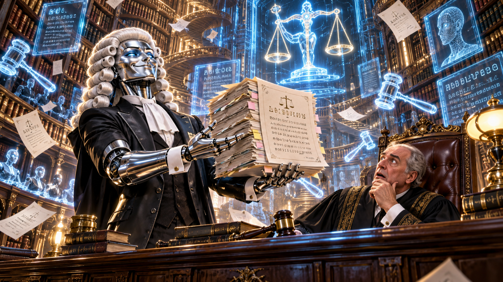 Courtroom ‘hallucinations’: Lawyers cite precedents dreamt up by AI as clients...