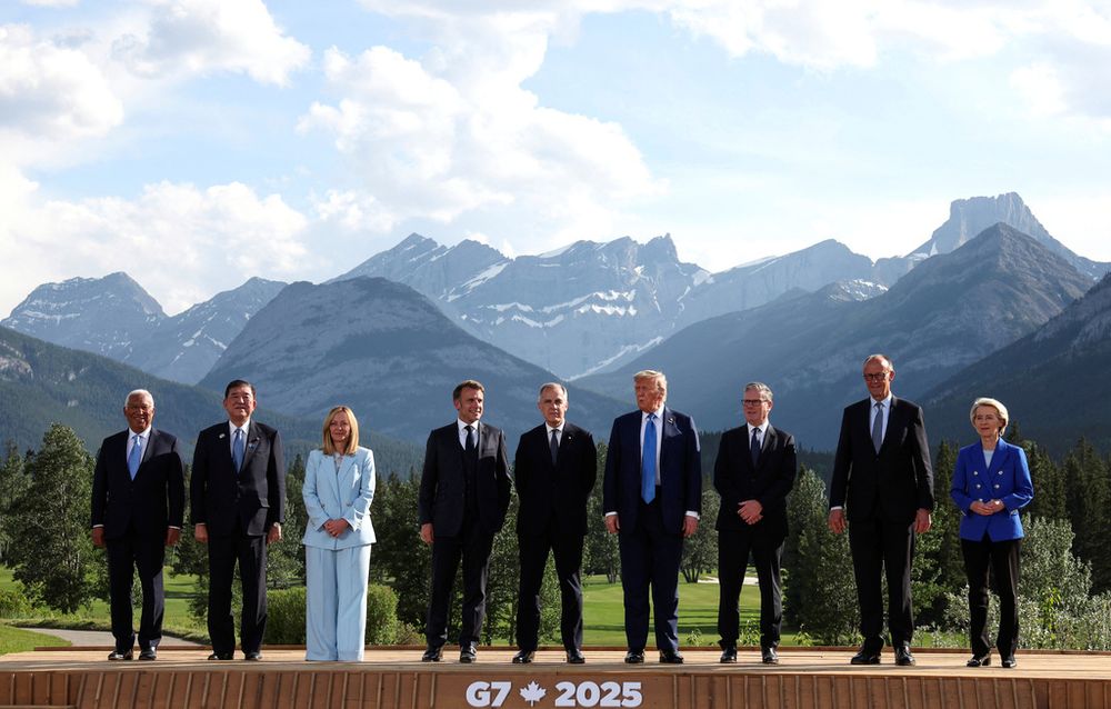 Les dirigeants des pays du G7 réunis à Kananaskis, Canada