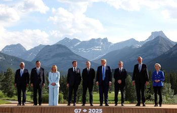 Les dirigeants des pays du G7 réunis à Kananaskis, Canada
