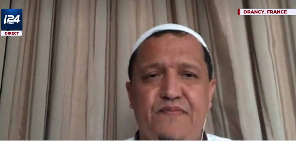 L'imam Hassen Chalghoumi de Drancy, en direct sur i24NEWS le lundi 8 juillet 2022
