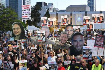 Rassemblement pour la libération des otages à Tel Aviv