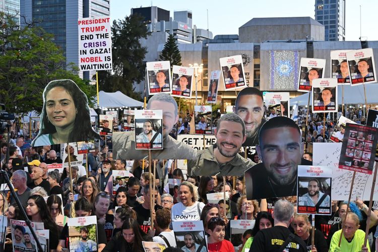 Rassemblement pour la libération des otages à Tel Aviv