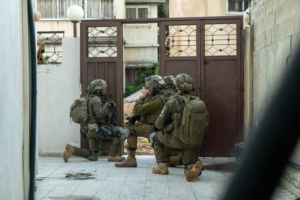 IDF troops operating in the Gaza Strip.
