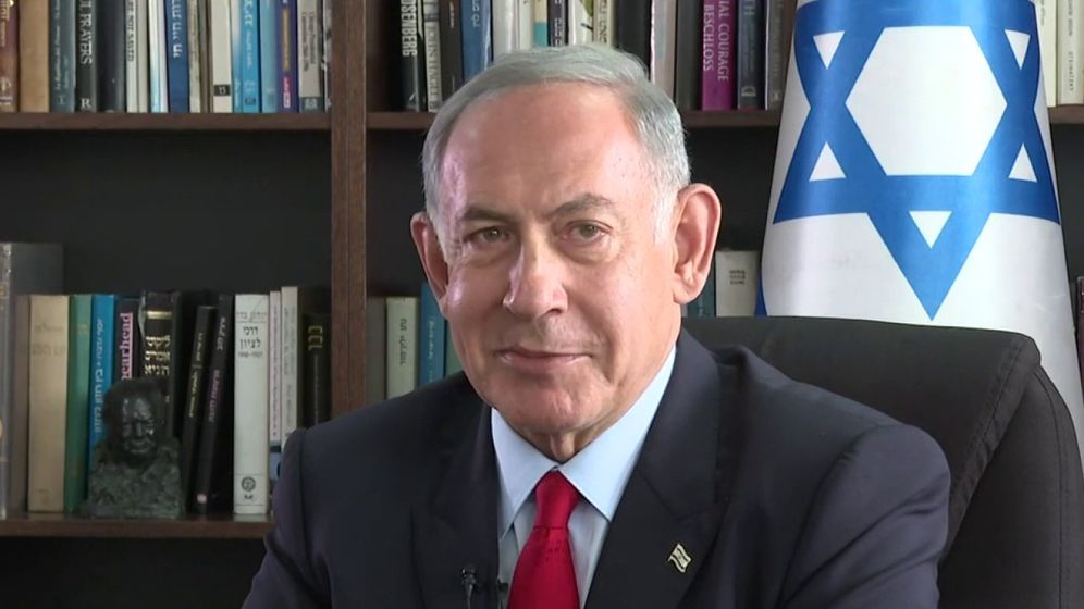 Israeli Opposition Leader Benjamin Netanyahu speaks with i24NEWS in a special interview, on October 25, 2022.