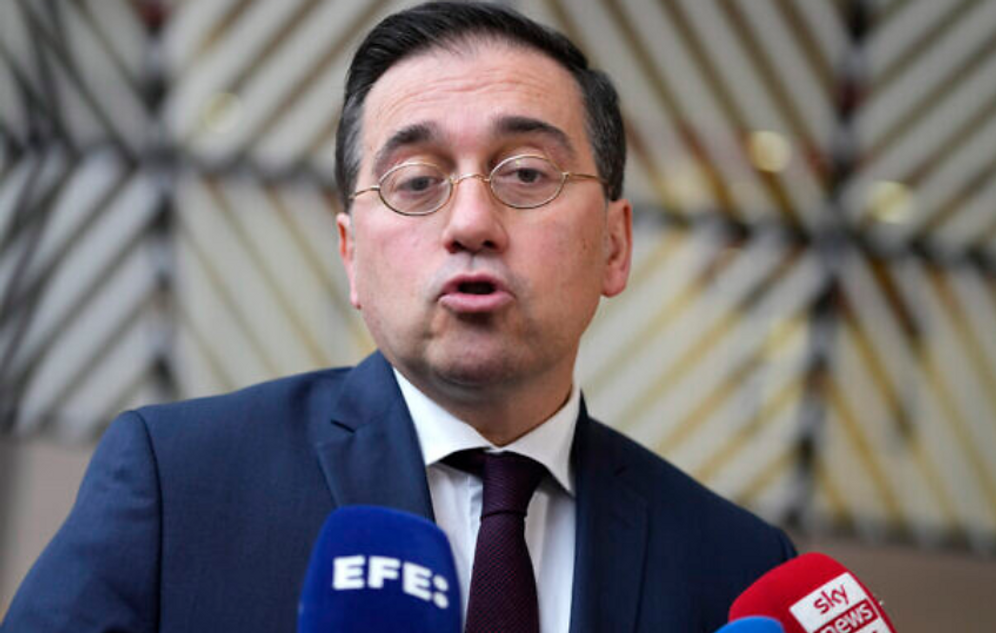 Le ministre espagnol des Affaires étrangères, Jose Manuel Albares Bueno, à Bruxelles, le 18 mars 2024.