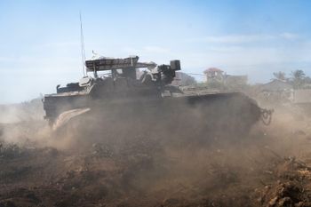 قوات الفرق القتالية للواءين الثاني و679 خلال نشاطها في قطاع غزة