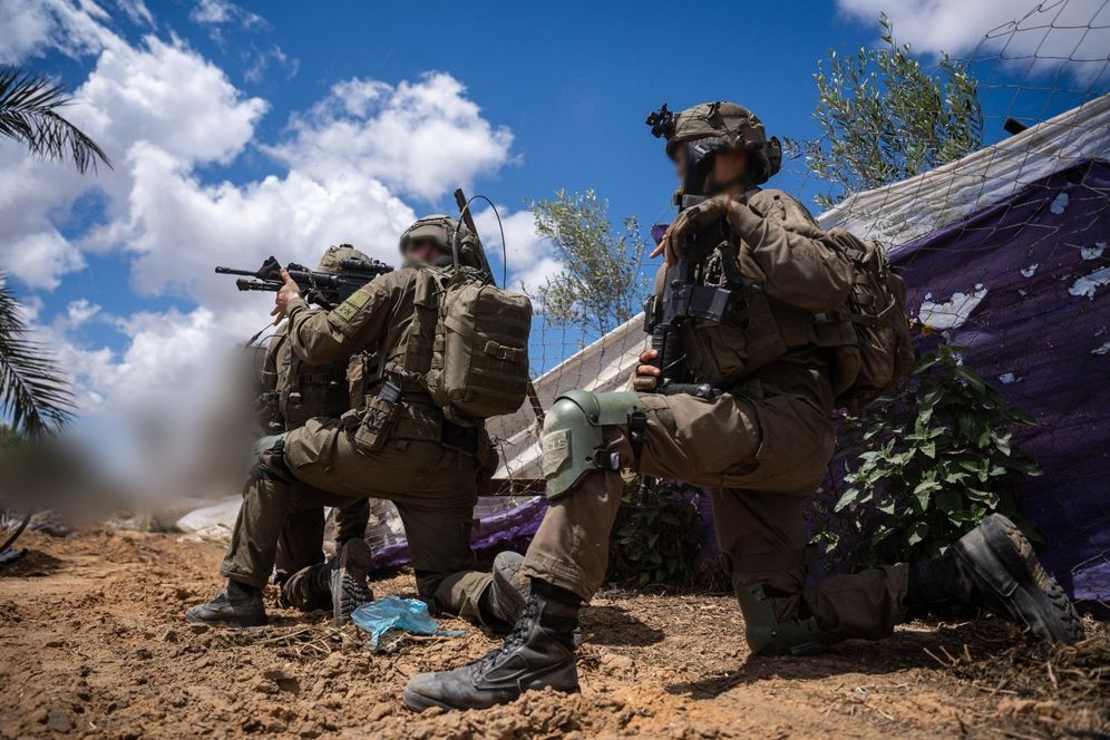 Israeli forces operating in the Gaza Strip