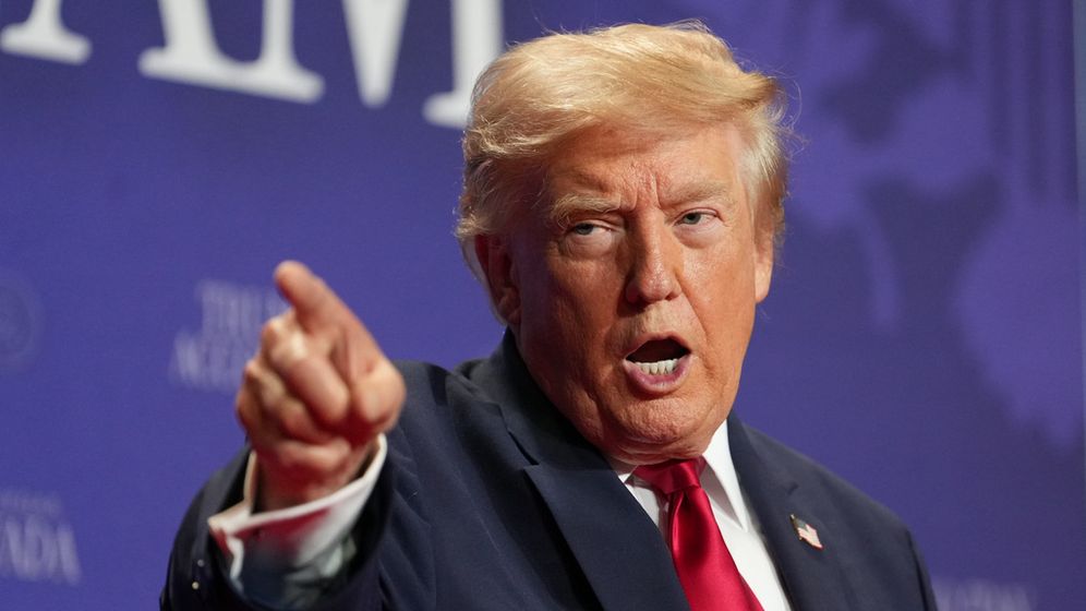 AP Photo/Mark Schiefelbein Donald Trump à Las Vegas, le 05.08.2026