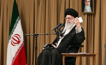 Ayatollah Ali Khamenei, Iran's supreme leader, in Tehran