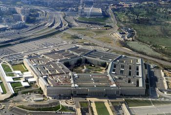 A file photo from December 26, 2011 shows the Pentagon building in Washington, DC.