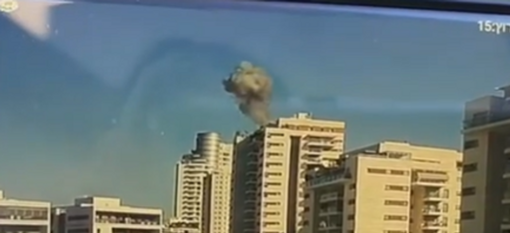 27A according to israeli law Les moments de l'explosion à Yavné - attribués comme mentionné à la chute d'un drone