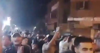 مظاهرة ضد الشيعة في السيدة زينب