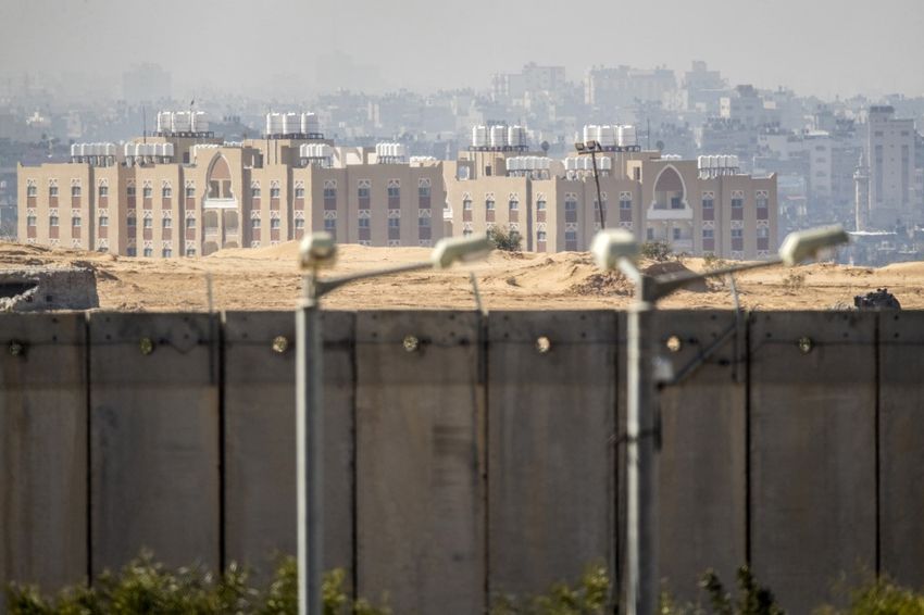La barrière frontalière entre Israël et la bande de Gaza, le 7 février 2017.
