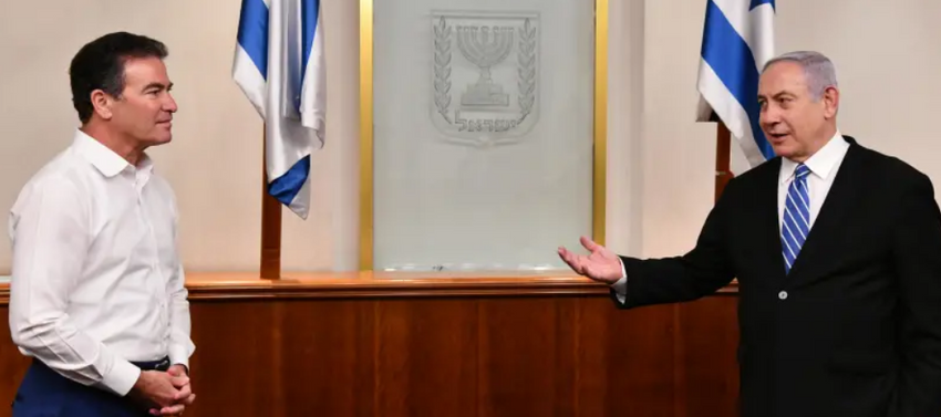 Le Premier ministre Benyamin Netanyahou rencontre le chef du Mossad Yossi Cohen, le 25 mai 2020