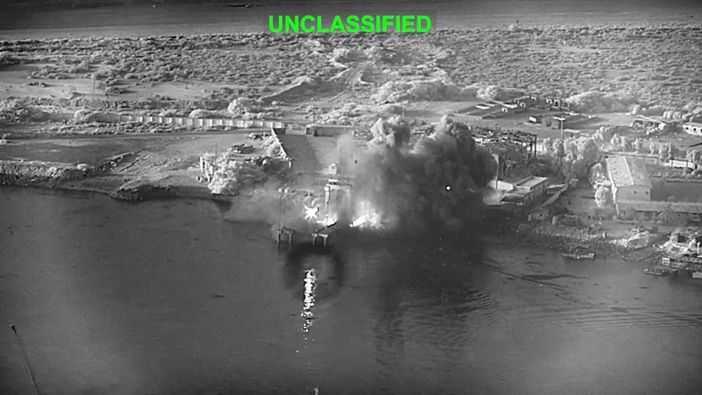 U.S. Central Command via AP Frappe américaine en Iran à l'aide de "bateaux-suicides", le 14.07.2026