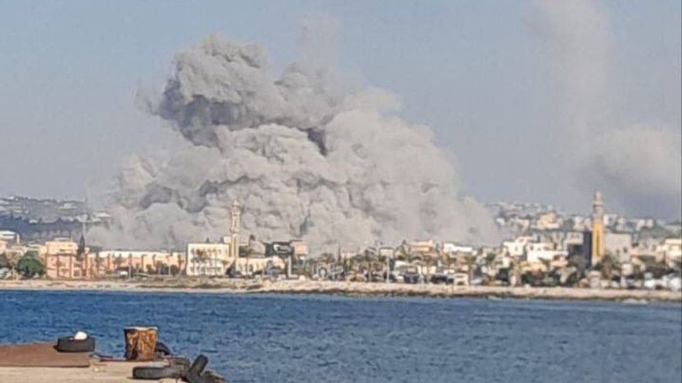 Photo from social media used in accordance with Clause 27a of the Copyright Law Israeli airstrikes on Houthi targets in Yemen