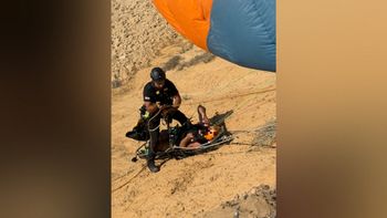 דרמה על המצוק: צנחן קרס מגובה רב ונפצע בינוני 