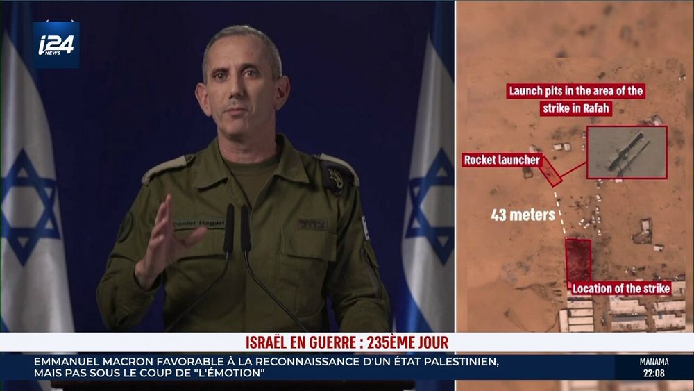 Le porte-parole de l'armée israélienne Daniel Hagari