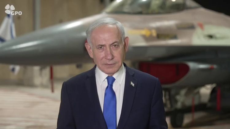 בנימין נתניהו בבסיס חיל האוויר, 19.10.26