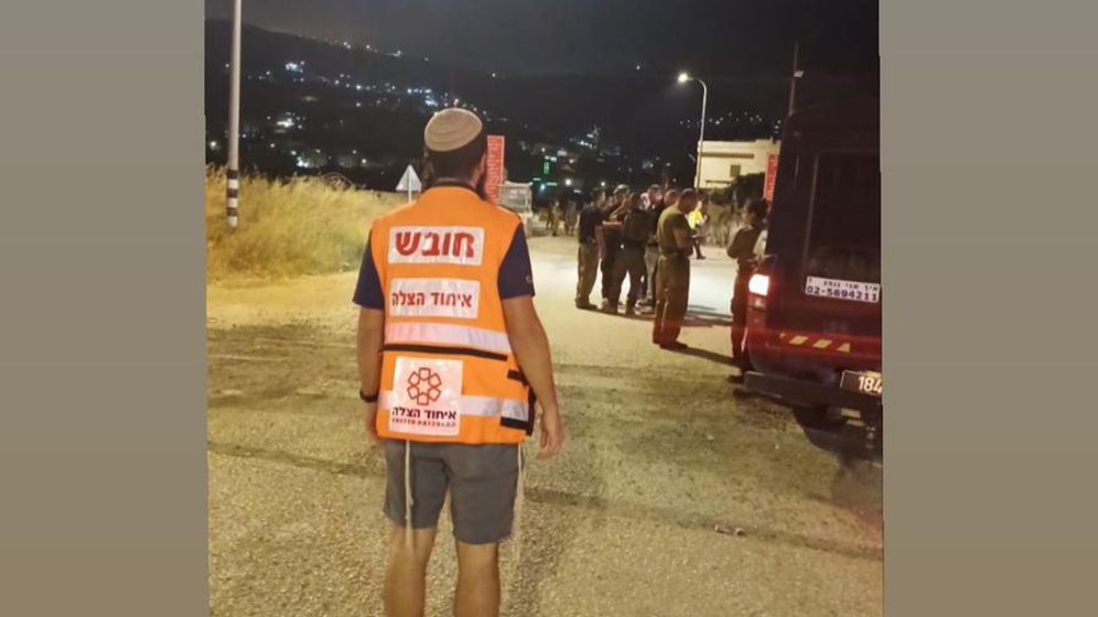 Lieu de l'attaque près de Naplouse le 29 mai 2024