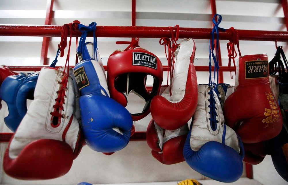 Illustration - Equipement complet de kickboxing