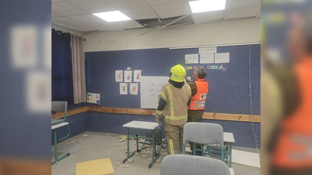 פגיעה בבית ספר בגליל בעקבות שיגור מלבנון, 10.4.26