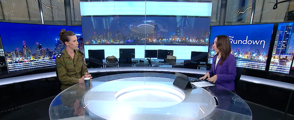 New IDF spokesperson Ariella Mazor speaking with i24NEWS