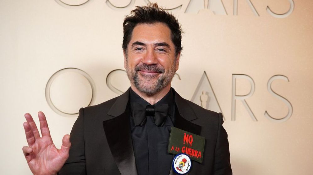 L'acteur espagnol Javier Bardem aux Oscars 2026