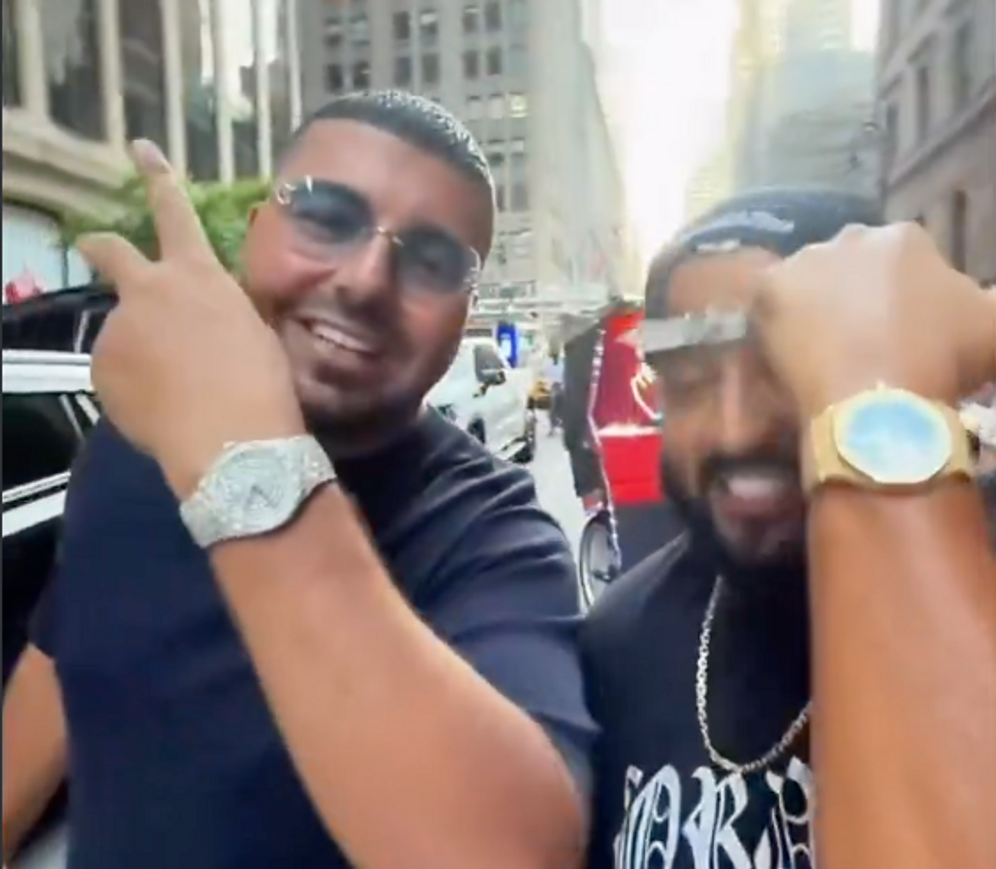 X screenshot DJ Khaled pris pour cible après une photo avec un bijoutier israélien