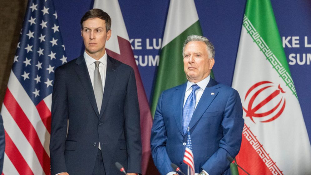 Steve Witkoff et Jared Kushner lors des discussions États-Unis - Iran en Suisse, juin 2026